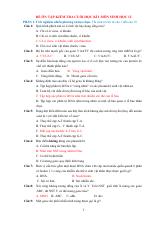 Đề cương ôn tập Học kì 1 Sinh học 12 năm 2024–2025 trường THPT Dân tộc Nội trú Sơn Động (Bắc Ninh)